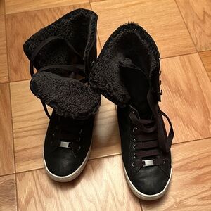 UGG Women's Black High-Top Sneakers